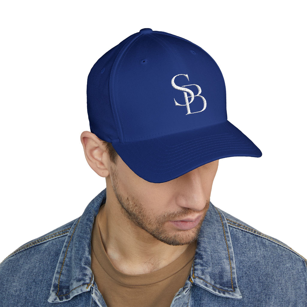 Embroidered SB Logo Closed-Back Structured Cap