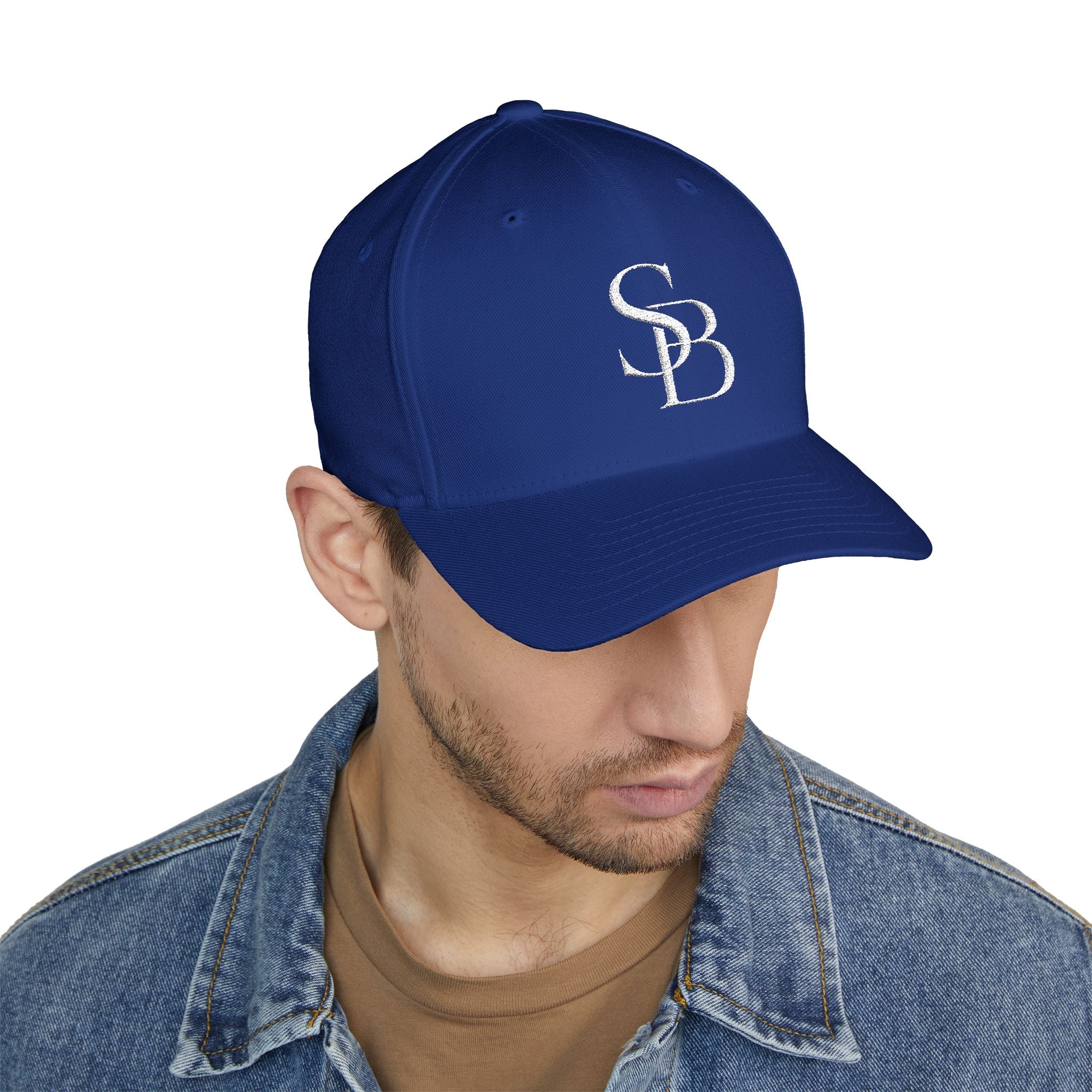 Embroidered SB Logo Closed-Back Structured Cap
