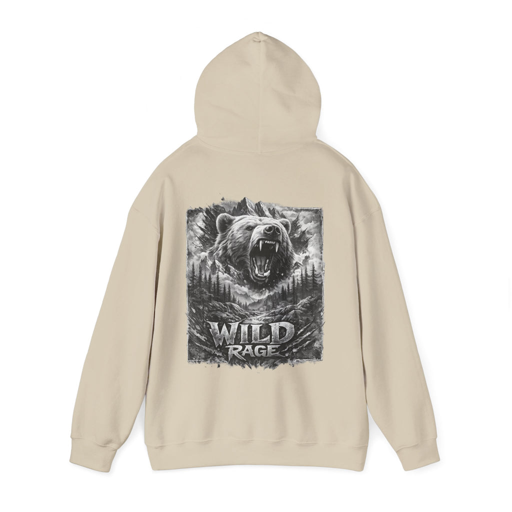 Wild Rage Hoodie — Mountain Bear Graphic Pullover