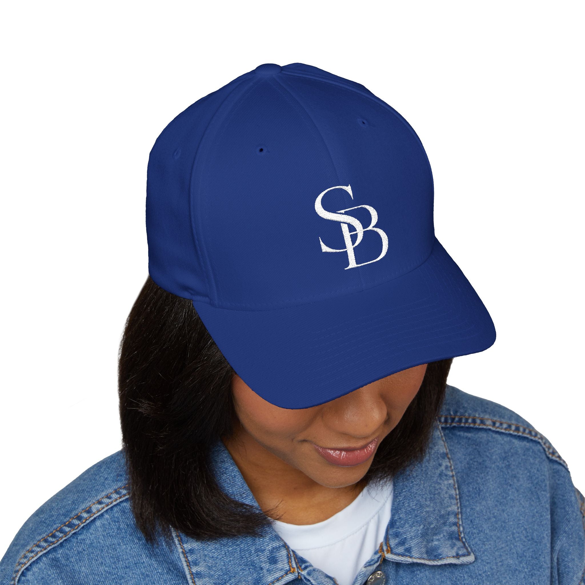 Embroidered SB Logo Closed-Back Structured Cap