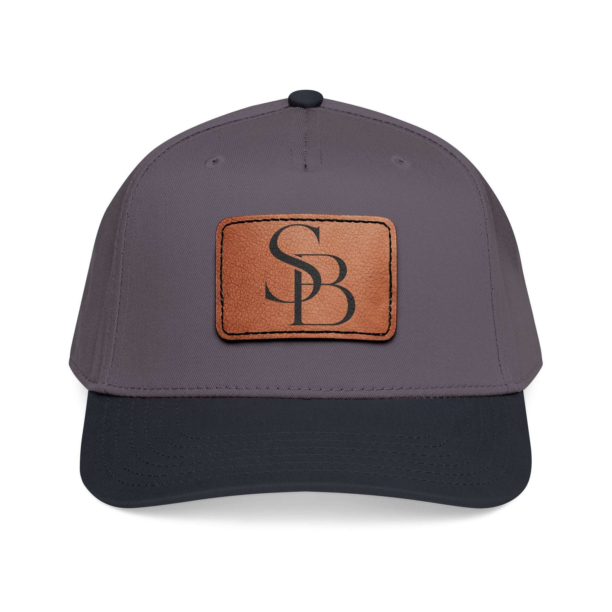 Leather Patch Baseball Cap — Monogram SB Vintage Patch Hat