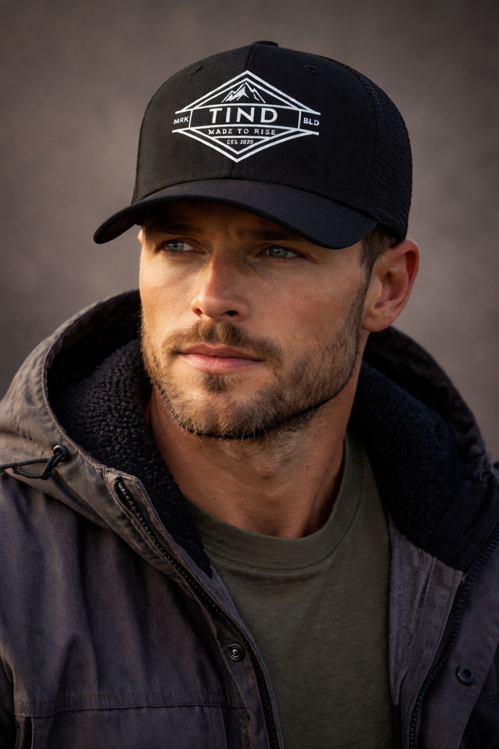 TIND Trucker Cap — Vintage Diamond