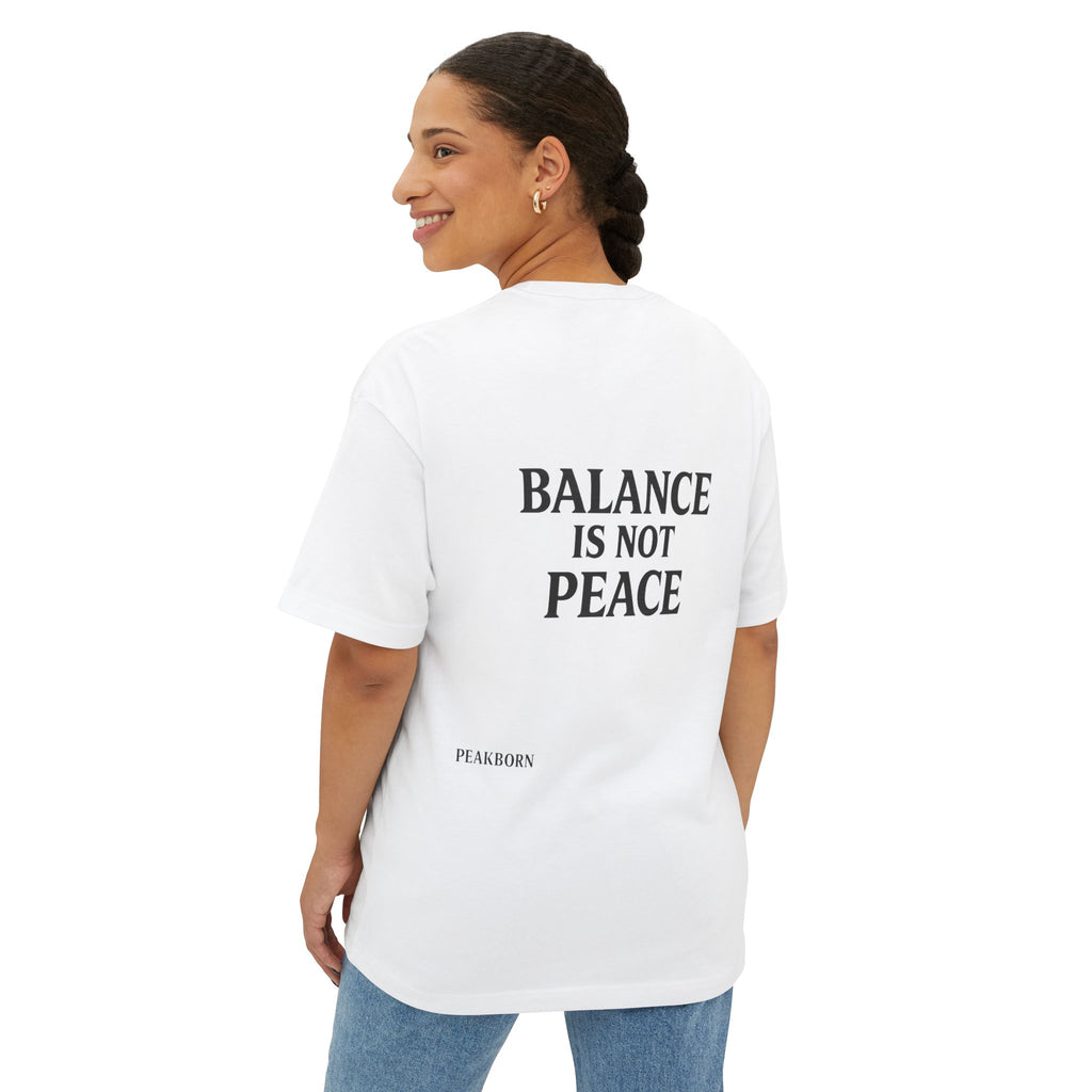 BALANCE IS NOT PEACE