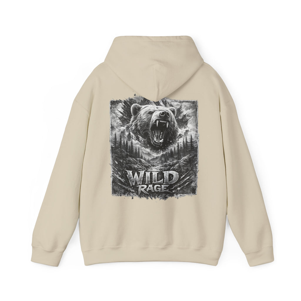 Wild Rage Hoodie — Mountain Bear Graphic Pullover