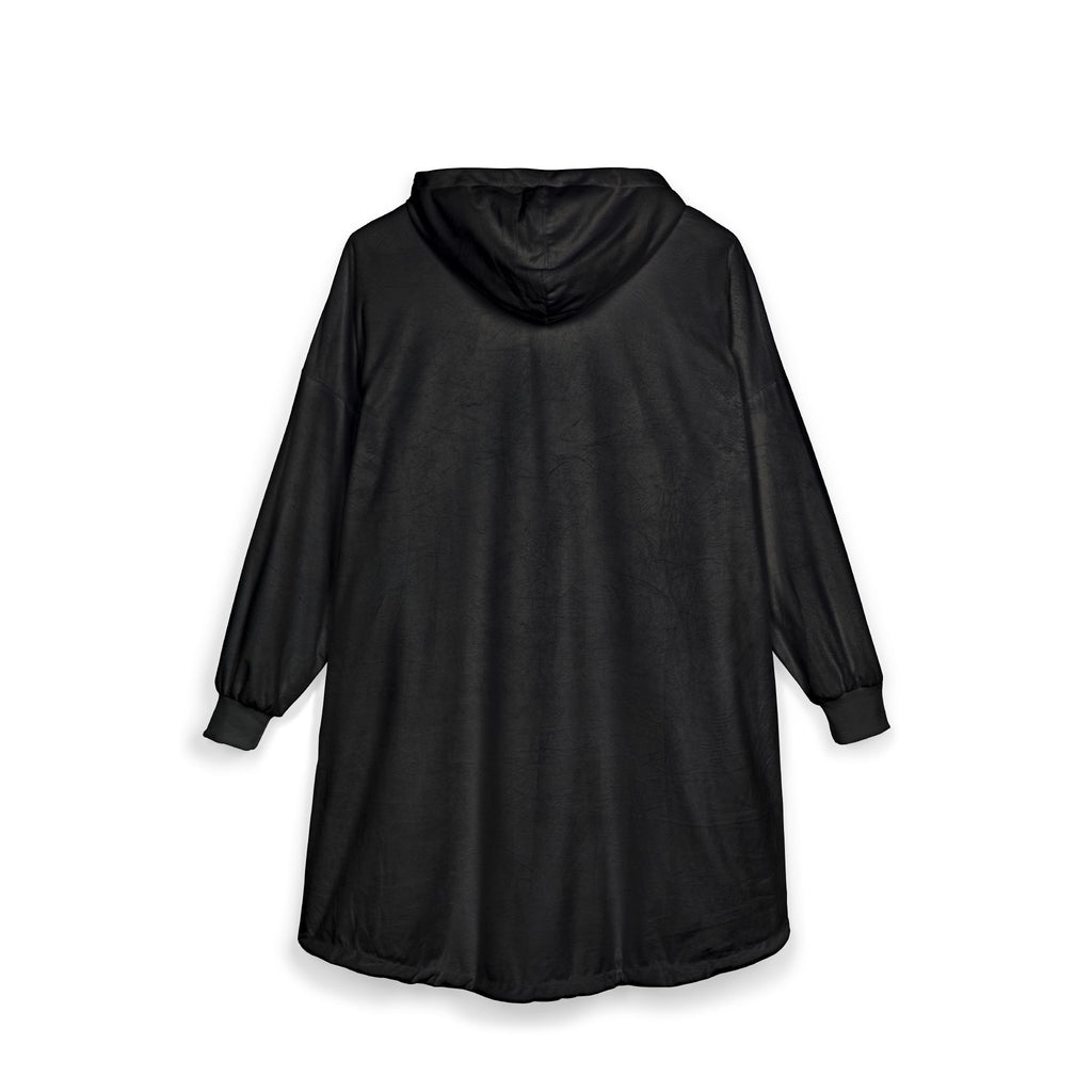 Hooded Blanket - Black Mountain 'TIND' Cozy Fleece Hoodie Blanket